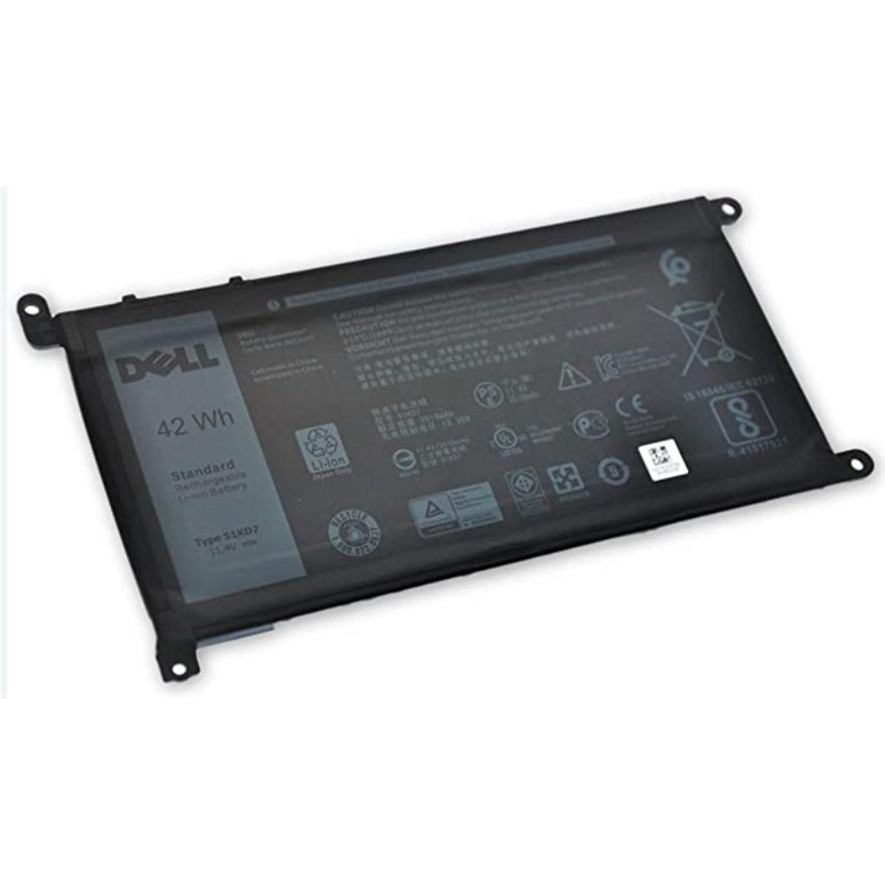 Dell Battery, 42WHR, 3Cell (3 Zellen), Notebook Akku