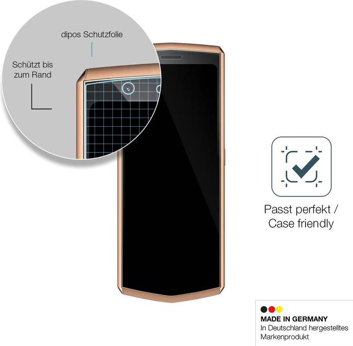 Actual product image Dipos Anti-Shock Screen Protector Clear (1 pcs., Cubot Pocket 3)