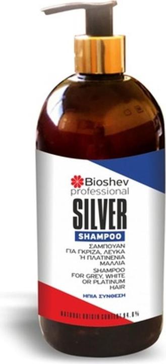 Immagine prodotto Bioshev Professional Silver Shampoo - 500ml (Shampoo liquido, 500 ml)
