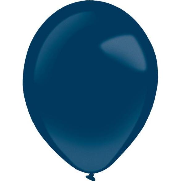 Everts 50 Latexballons Decorator Metallic Navy Flag Blue