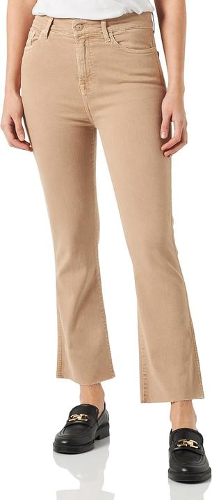7 For All Mankind High Waist Slim Kick Pants with Raw Hem (24)