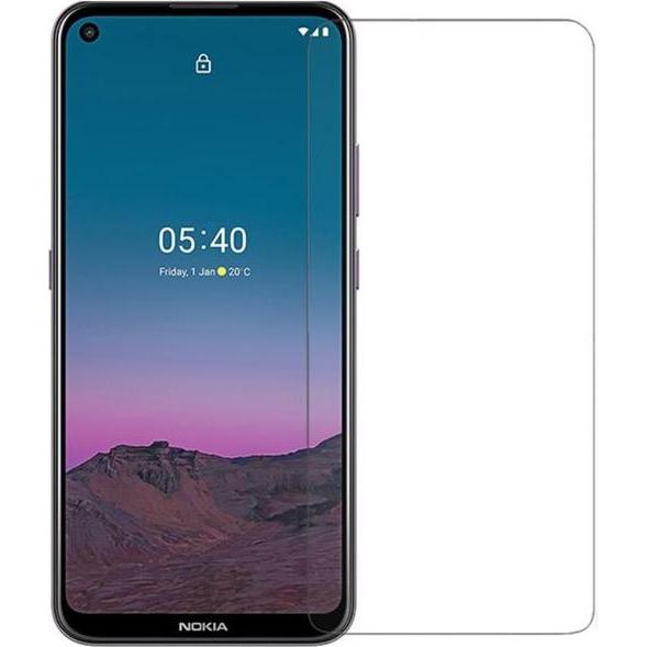 MU Budget Schutzglas Displayschutz (1 Stück, Nokia 5.4), Smartphone Schutzfolie, Transparent