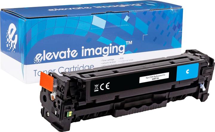 Image du produit Elevate Cartouche de toner CE411A (305A) Cyan pour HP LaserJet Pro - 2.6k - Compatible