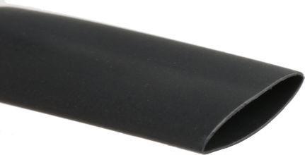 Rs Pro Gaine thermorétractable noire, DI9,5mm