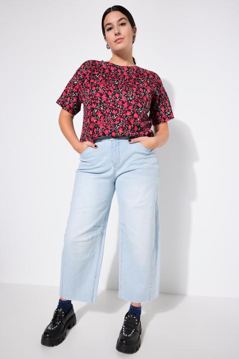 Image du produit Studio Untold Jean Barrel#, jambes ballon, taille haute, 5 poches (56)