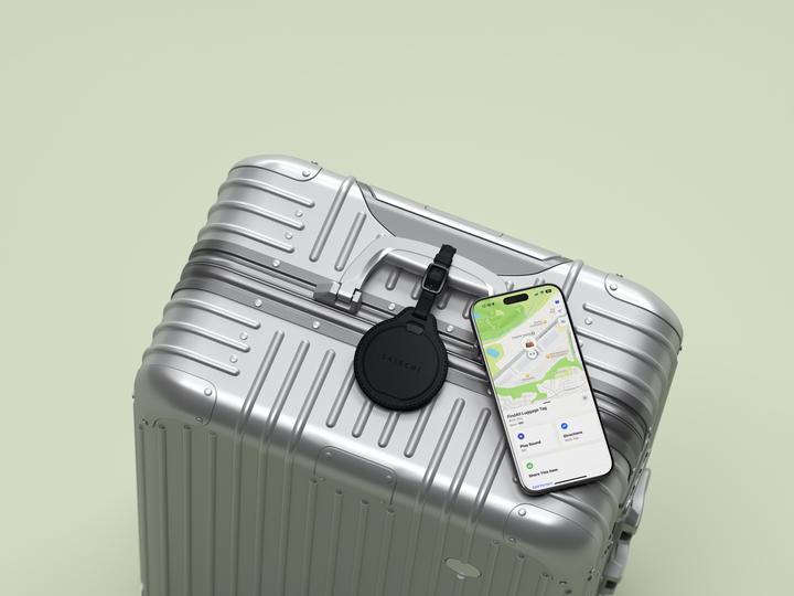 Produktbild Satechi Vegan-Leather FindAll Luggage Tag Black (Apple, iOS, Mac OS)