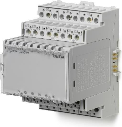 Siemens TXM1.6R Relay module with 6 data points
