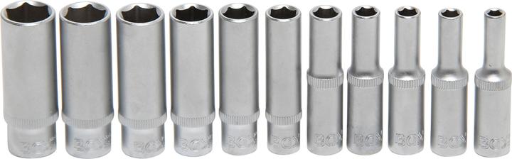 Productafbeelding BGS Steckschlüssel-Einsatz-Satz (6 mm, 12 mm, 5,5 mm, 10 mm, 7 mm, 11 mm, 5 mm, 8 mm, 9 mm, 13 mm, 4 mm)