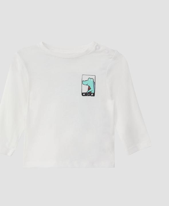 Produktbild S.Oliver T-Shirt Weiches Longsleeve mit Front- und Rückenprint (86)