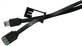 Produktbild Logo USB-Kabel USB-A - miniUSB 0,3 m Schwarz (24904) (0.30 m, USB 2.0)