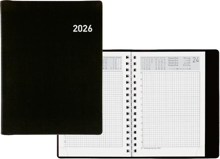 Image du produit Biella Agenda trimestriel Technikus 4 (Anglais, Allemand, Français, Italien)