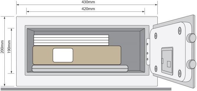 Actual product image Yale Laptop safe (24 l)