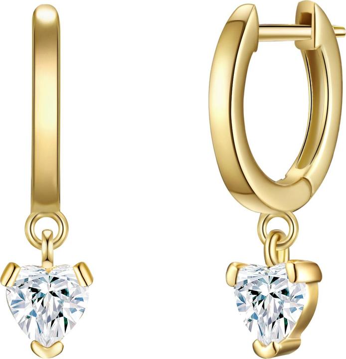 Immagine prodotto Lulu & Jane Orecchini da donna a cuore in ottone - 35638 (Ottone)