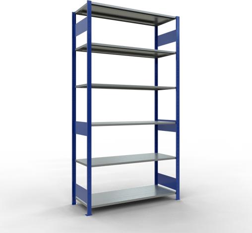 Immagine prodotto Schulte Lagertechnik Sistema di scaffalature di base senza viti MULTIplus150 con ripiani di lunghezza
