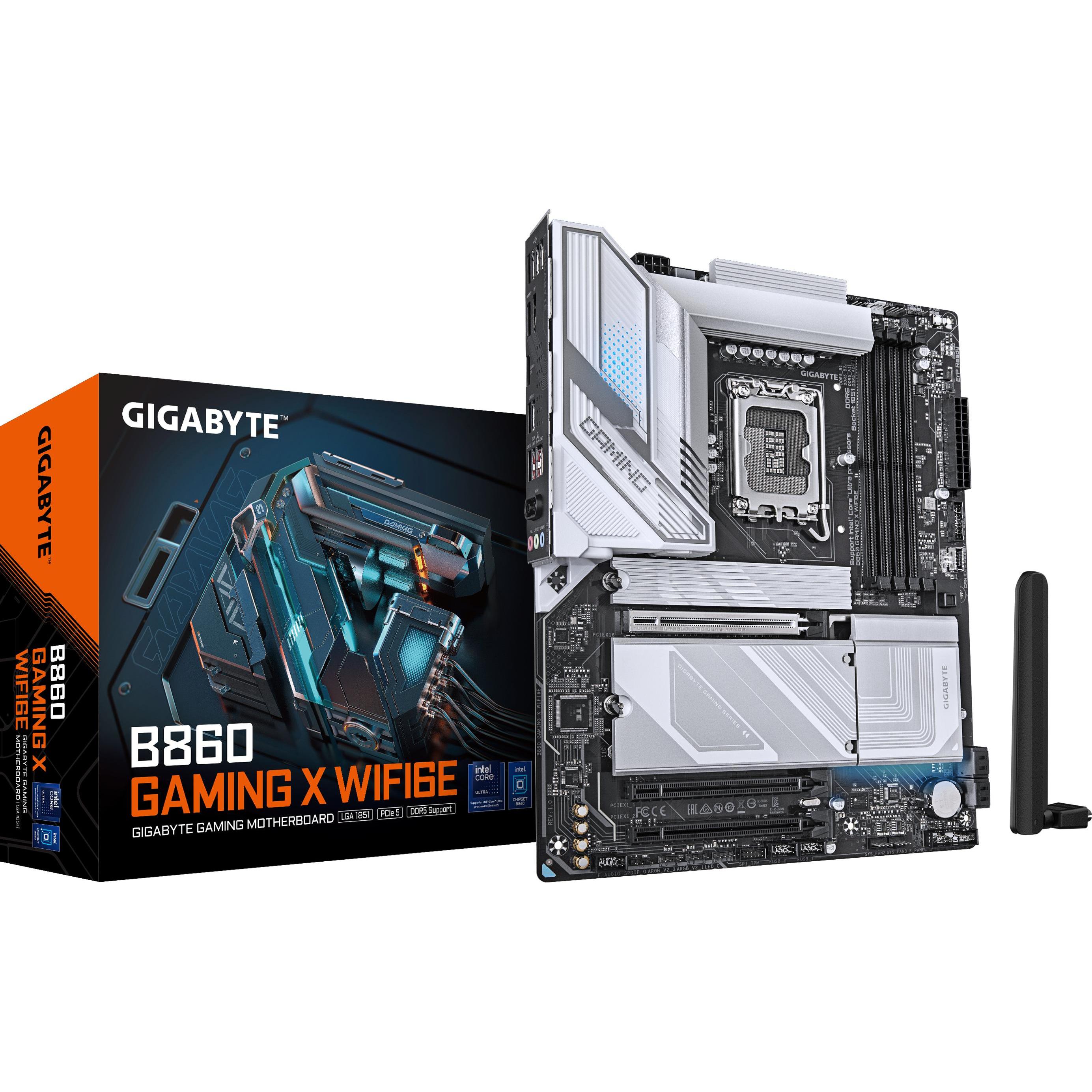 Gigabyte MB GBT Intel 1851 B860 GAMING X WIFI6E (Socket S1, Intel B860, ATX), Mainboard