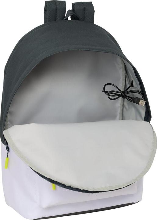 Produktbild Safta Real Madrid 25/26 Laptoprucksack + USB 44cm (24.50 l)