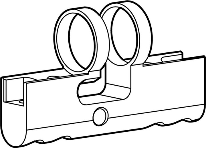 Image du produit Kaba Boîtier double cylindre PZ/Euro Modular type 2115 A-1
