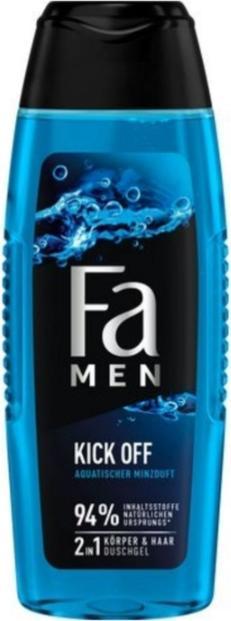 Produktbild Fa Men Shower Gel Kick Off 2x250ml - Produkt aus Deutschland (500 ml)