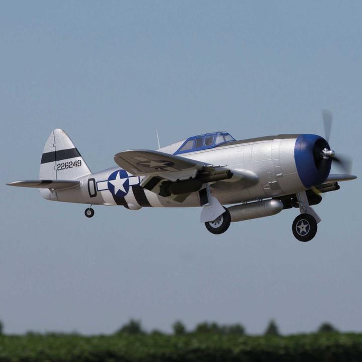 Produktbild E-Flite FLIEGER P-47 RAZORBA. 1200mm EP BNP BNF BASIC (Warbird)