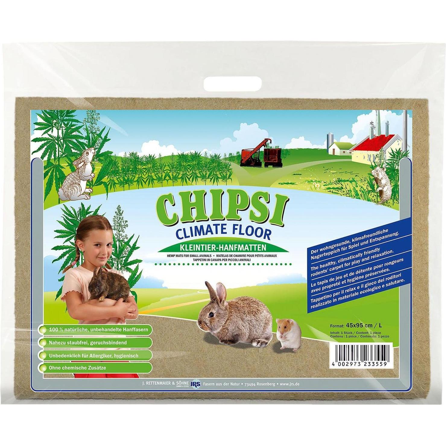 Thumbnail - Chipsi Climate Floor Hanf-Matte 45x95 cm (0.60 kg), Einstreu