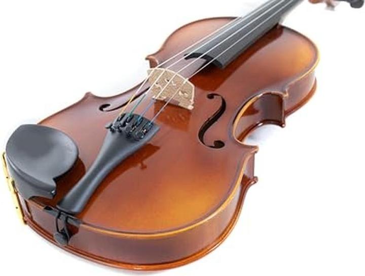 Actual product image Gewa Allegro Series Violin Set with Hard Case, Carbon Bow, and Larsen Strings (Fiddle)