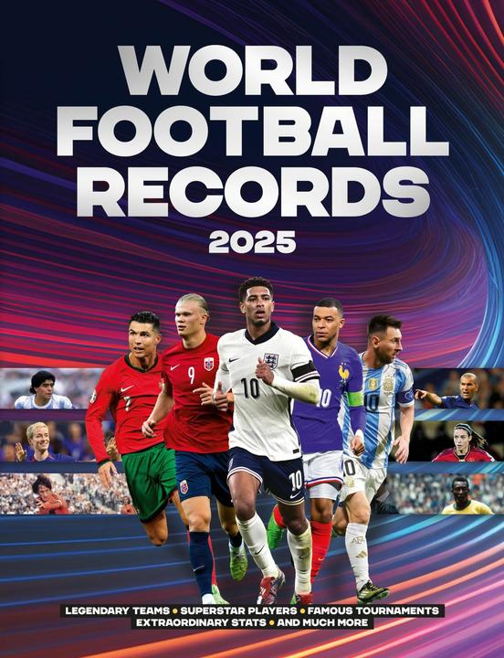 Actual product image World Football Records 2025 (English, Keir Radnedge, 2024)