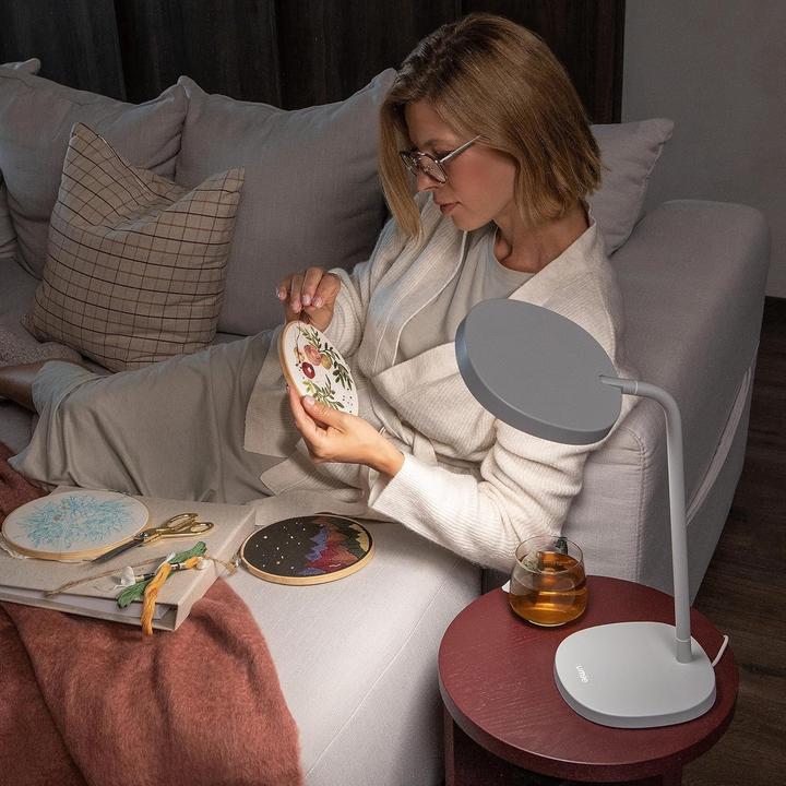 Image du produit Lumie 10000 Lux 15cm Task gris Luminothérapie Bureau (10000 lx)