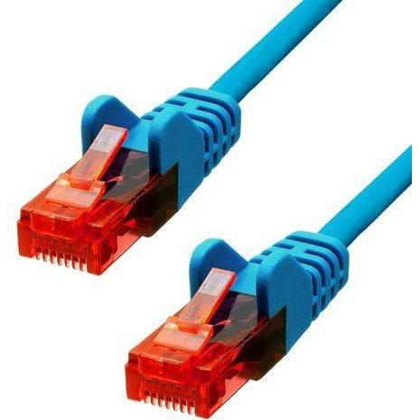 ProXtend U/UTP CAT6 PVC AWG 26 CCA Blue 20CM (U/UTP, CAT6, 0.20 m), Netzwerkkabel