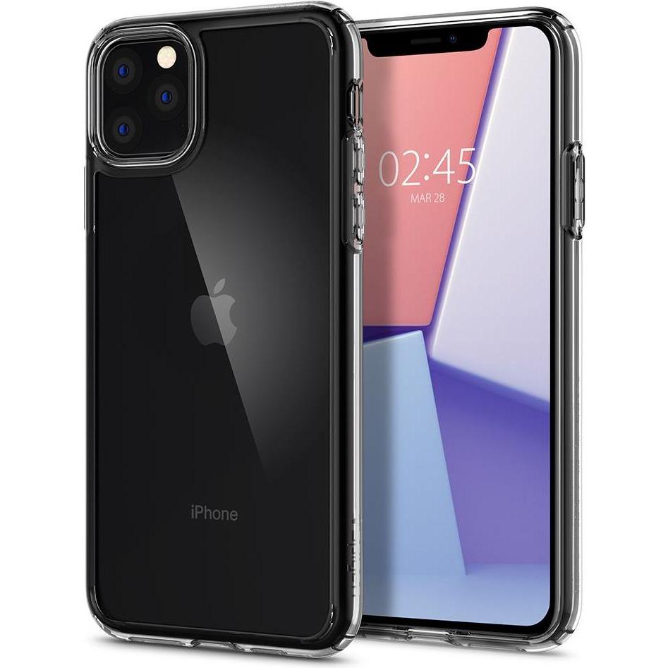 Spigen Ultra Hybrid (Apple iPhone 11 Pro Max), Smartphone Hülle, Transparent