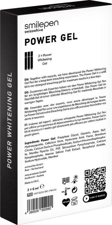 Image du produit SmilePen Power Gel gel (18 ml, Gel de blanchiment)