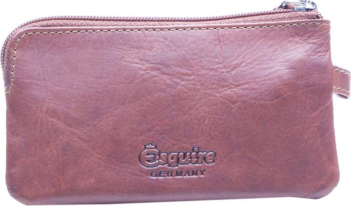 Actual product image Esquire Dallas leather key case 13.5 cm