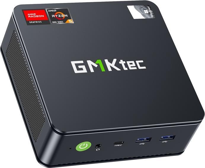Actual product image GMKtec Mini PC M6 Ryzen 5 6600H 32GB RAM + 1TB WIN 11 Pro (1000 GB, 32 GB, AMD Ryzen 5 6600H)