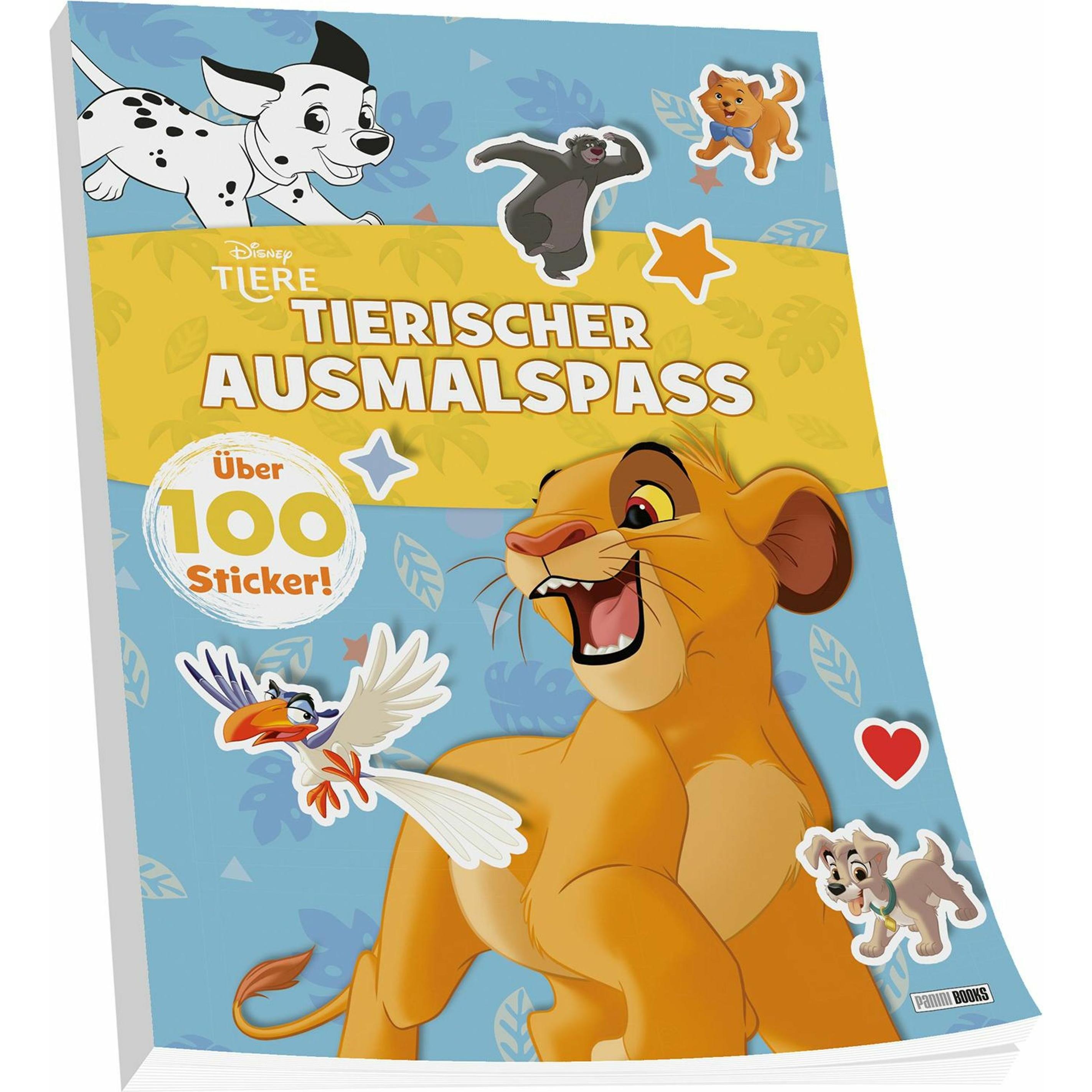 Panini Disney Tiere: Tierischer Ausmalspass