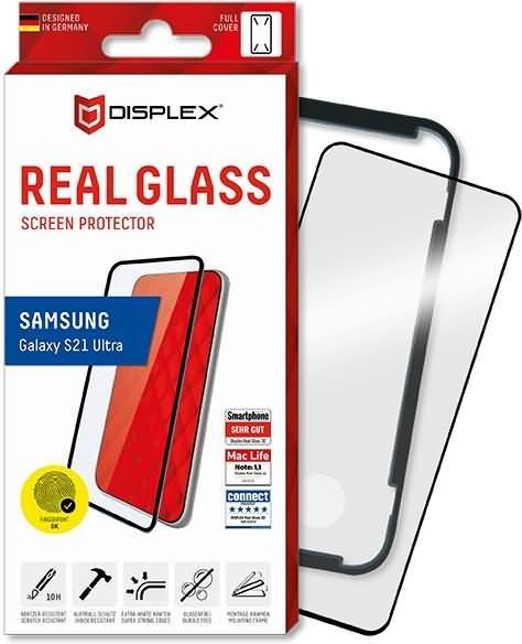 Produktbild Displex Real Glass, Full Cover Panzerglas (1 Stück, Samsung Galaxy S21 Ultra 5G)