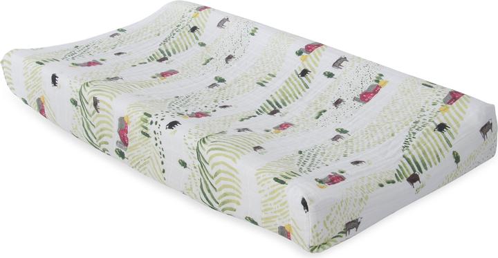 Actual product image little unicorn Changing Pad Cover (40 x 80 cm)