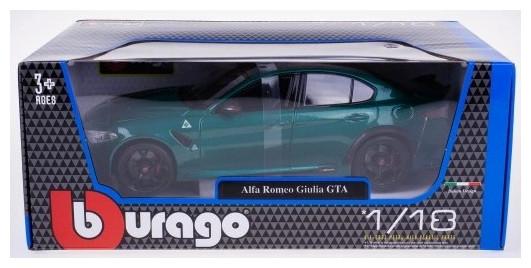 Actual product image Bburago 928814.004 bburago- Alfa Romeo Giulia GTA 20020 1:18 verde