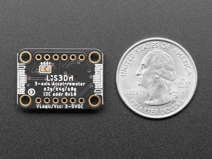 Actual product image Adafruit LIS3DH Triple-Axis Accelerometer (Sensor)