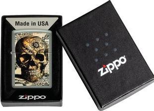 Actual product image Zippo Skull Vintage