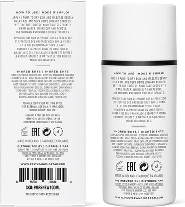Actual product image Pestle & Mortar Renew Gel Cleanser (Transparent)