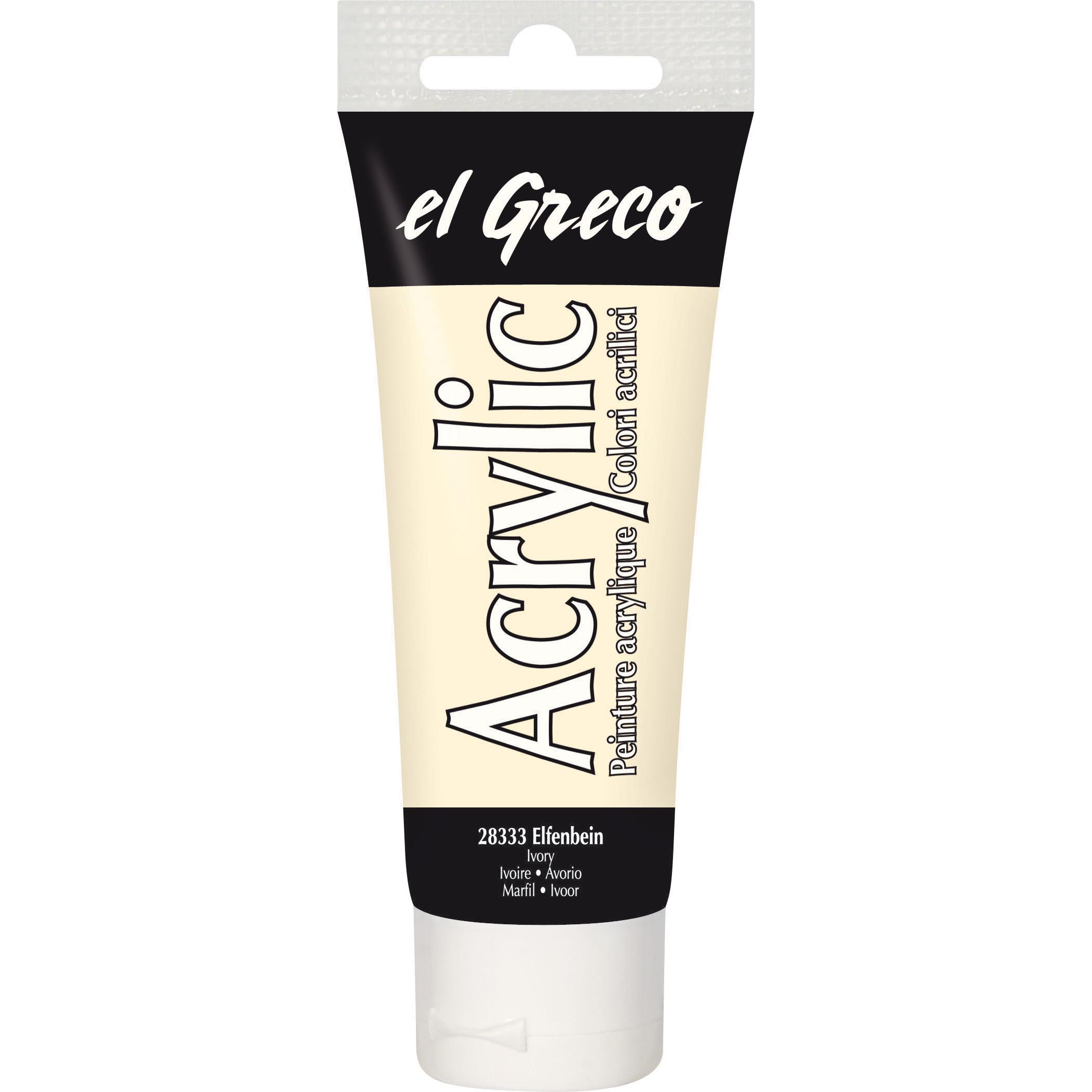 Thumbnail - Kreul, Künstlerfarbe + Bastelfarbe, el Greco Acrylic 75ml (Elfenbein, 75 ml)