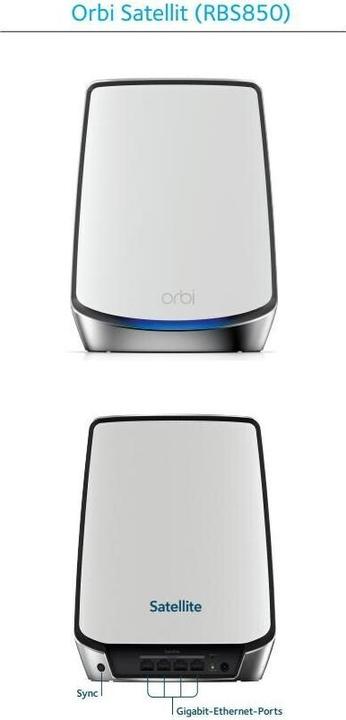 Immagine prodotto Netgear Orbi WiFi 6 Satellit AX6000 (RBS850)