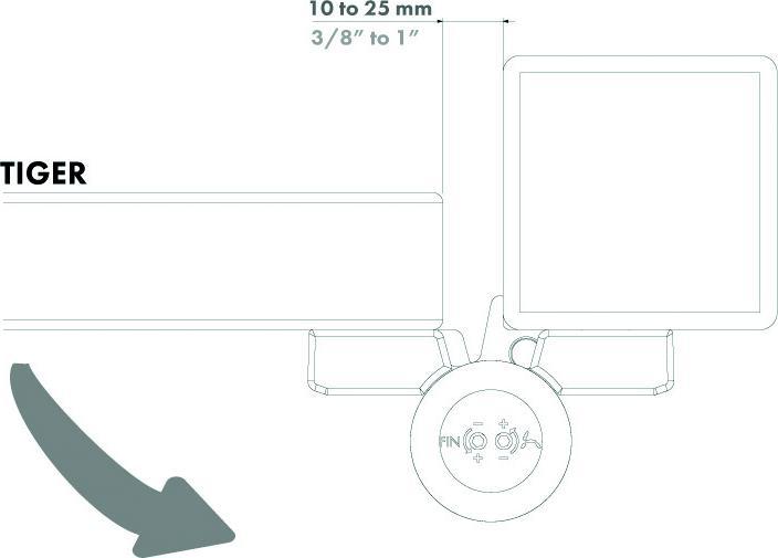 Productafbeelding Locinox Poortscharnier en poortdranger TIGER