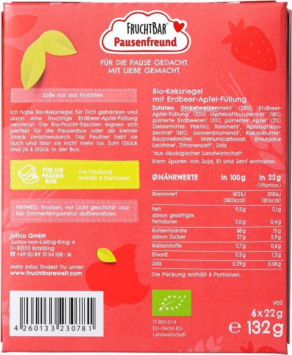 Actual product image Fruchtbar Riegel Fruchttasche (1 pcs., 132 g)