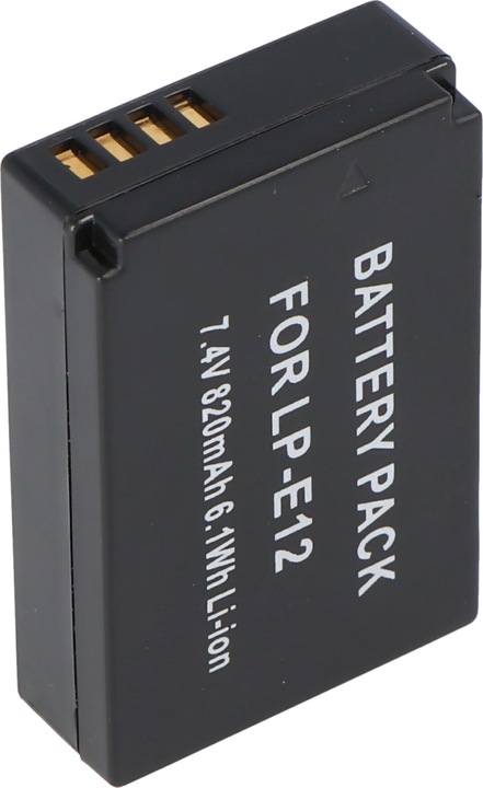 Actual product image AccuCell Battery suitable for CANON LP-E12, EOS M Digital Camera (Rechargeable battery)
