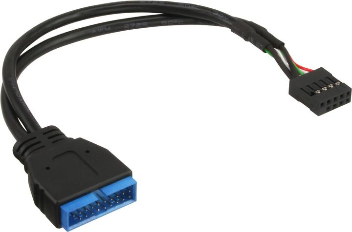 Produktbild InLine USB 2.0 zu 3.0 Adapterkabel (0.15 m, USB 2.0)