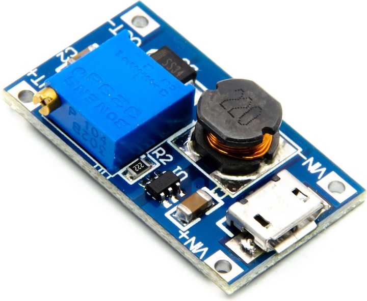 Immagine prodotto Purecrea MT3608 Regolatore di tensione step-up DC-DC Boost 2-24V con Micro USB