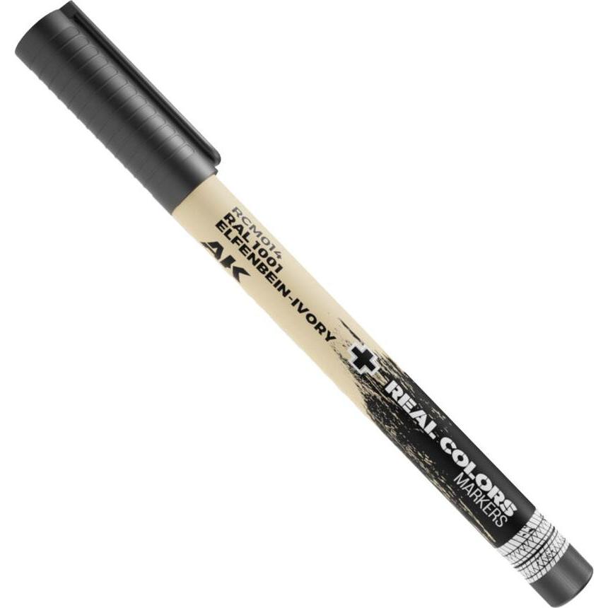 AK Interactive, Marker, Real Colors Marker ElfenBein Ivory Ral1001