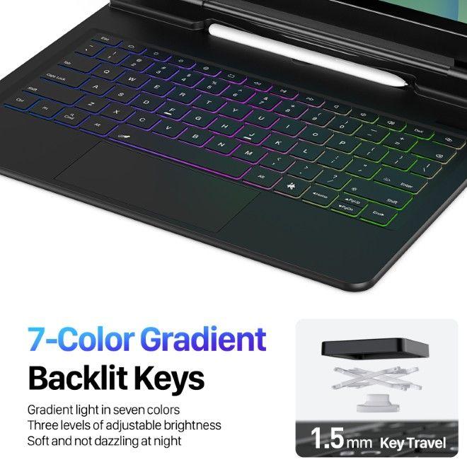 Image du produit Dux Ducis MK Series Keyboard Case (US, Samsung Galaxy Tab S10 FE+)