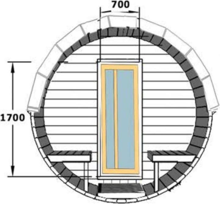 Immagine prodotto FinnTherm Sauna a barile Carrie