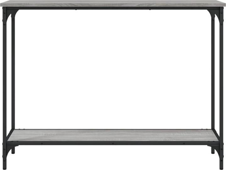 Image du produit vidaXL Table console Gris Sonoma 101x30,5x75 cm